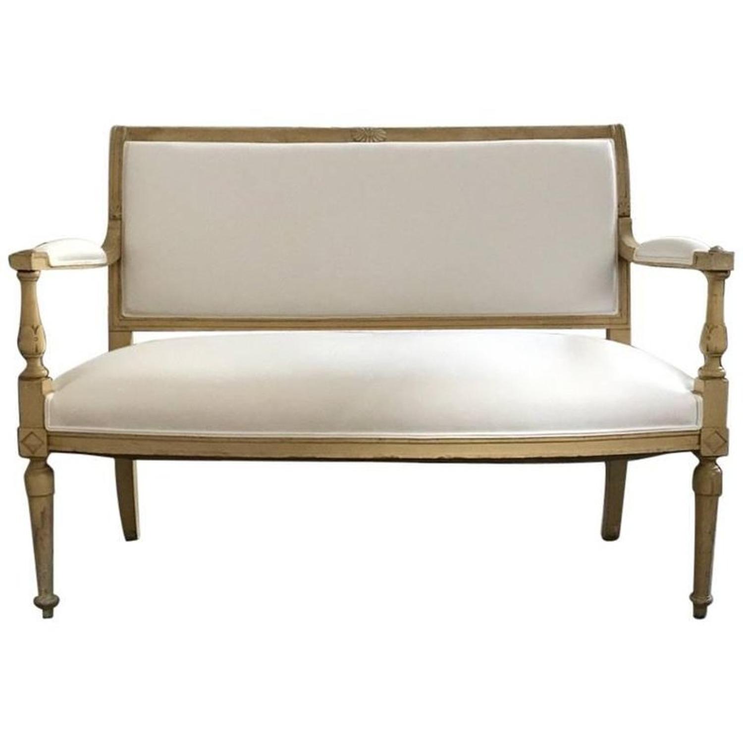 French Painted Directoire Style Canapé, Circa 1850