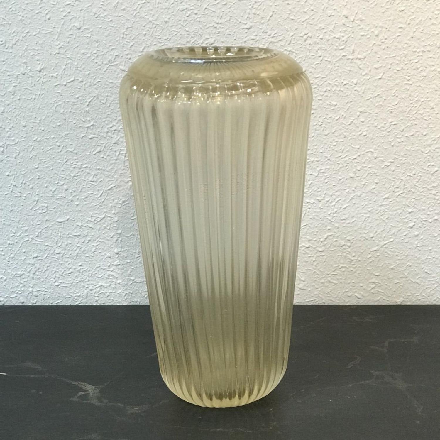 Murano Glass Vase by Fratelli Toso, Circa 1950