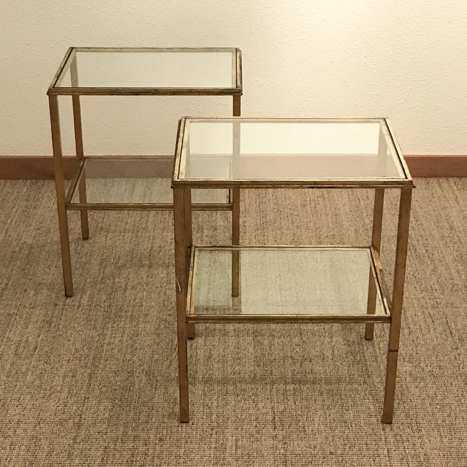 Roger Thibier Pair of Side Tables, 1960s