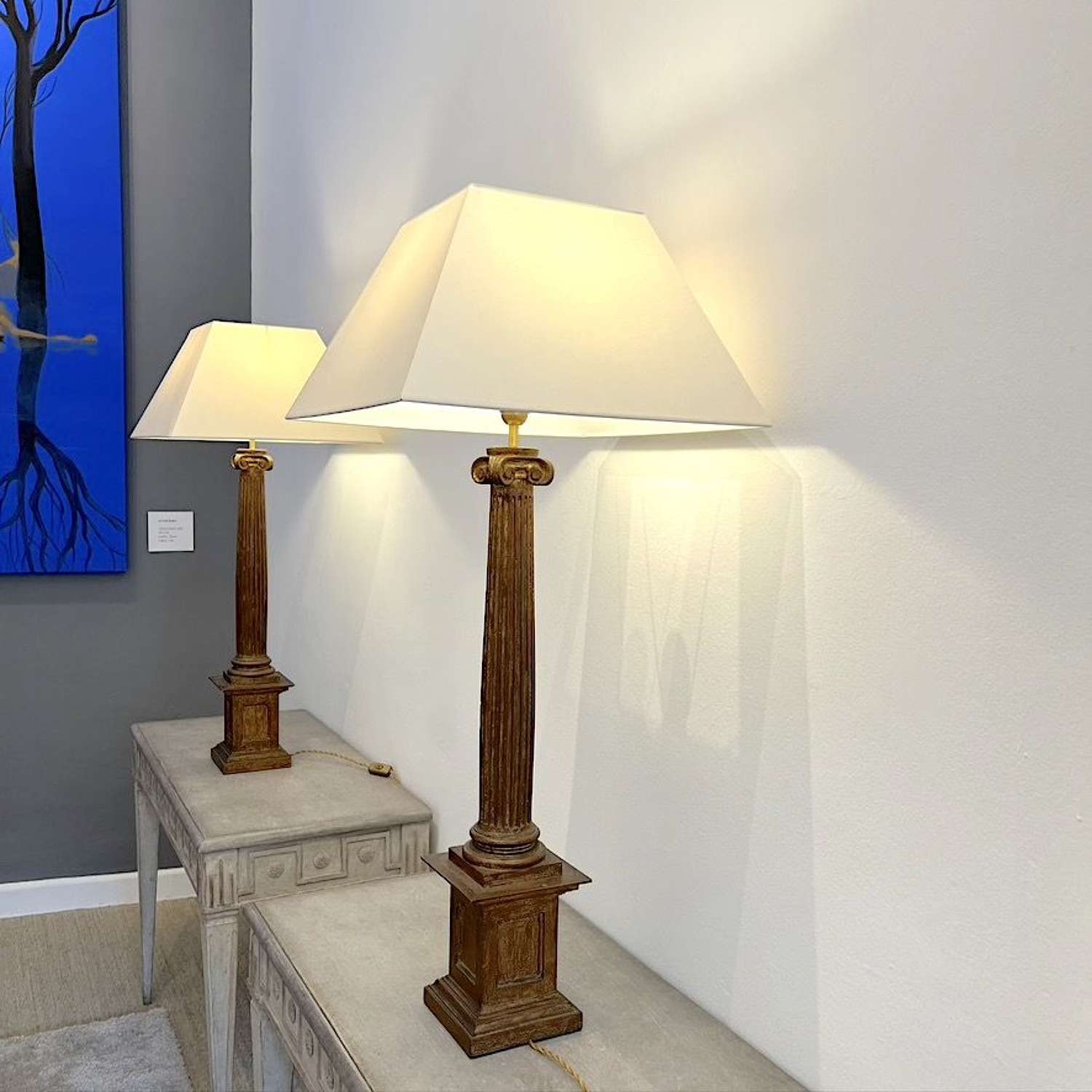 Pair of French Table Lamps