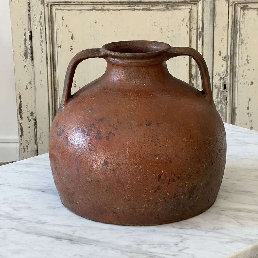 Antique Glazed Terracota Pot