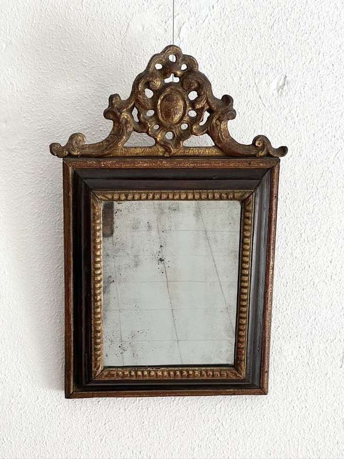 Small Provençal Fronton Mirror, 18th Century